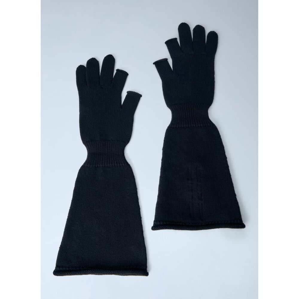Rick Owens Men Extended Knit Gloves